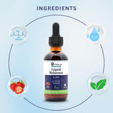 Shred Pak Melatonin Liquid Sleep Aid 1mg 2 fl oz natural berry flavour