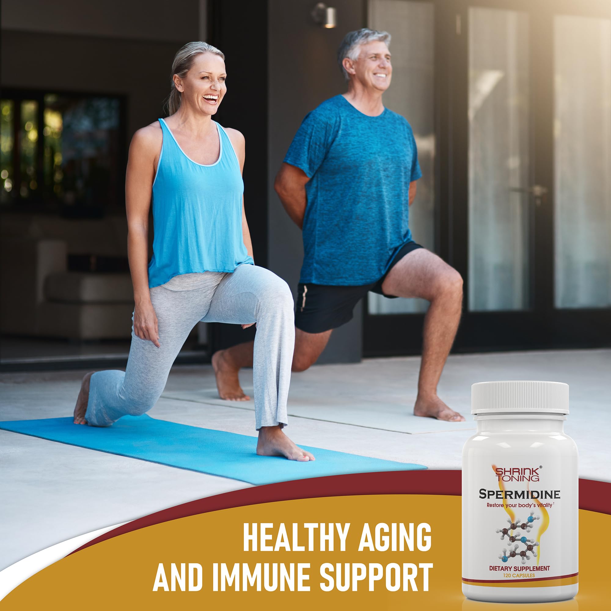 Shrink Spermidine Supplement 60 Capsules lifestyle scene