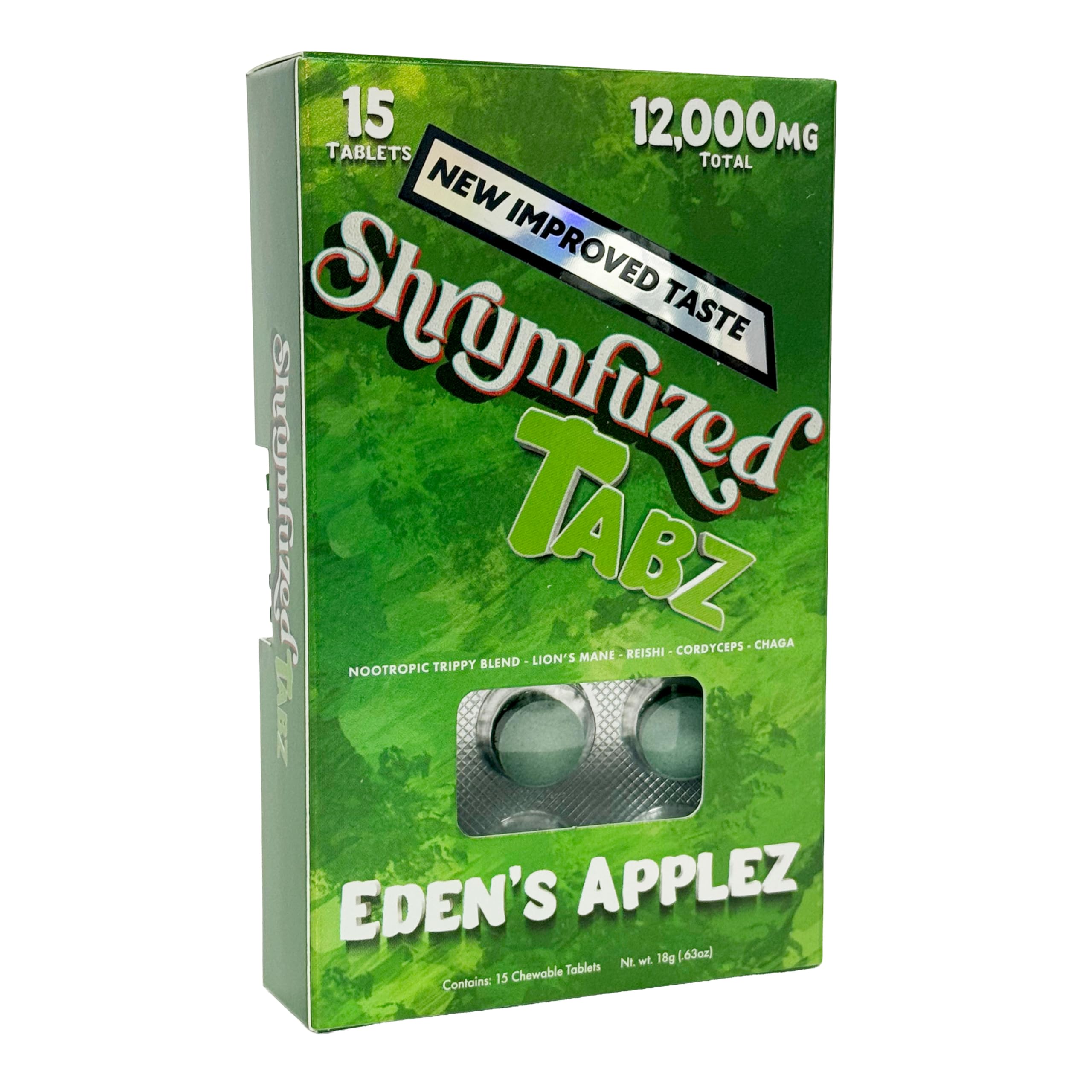 Shrumfuzed Mushroom Gummies packaging side view