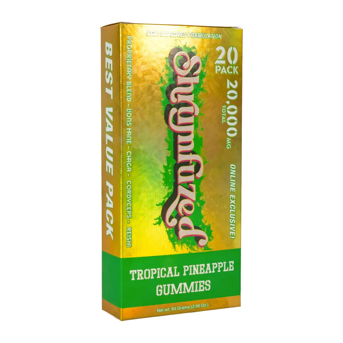 Shrumfuzed Mushroom Supplement 100g side view
