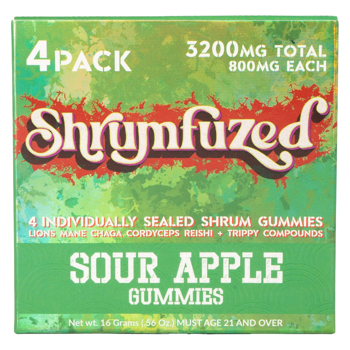 Shrumfuzed Mushroom Supplement Blend front view