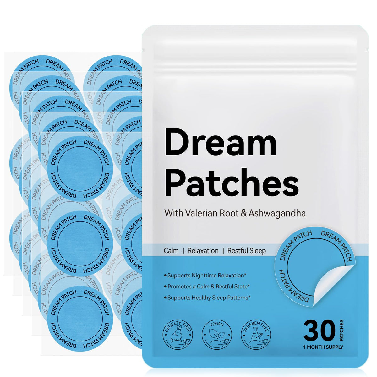 Shuangjia Dream Patches 30 Count front view packaging