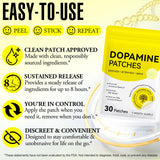 Shuangjia Extra Strength Dopamine Patches in hand for size reference