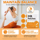 Shuangjia MB Patches Extra Strength back view packaging