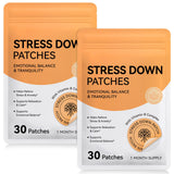 Shuangjia Stress Down Patch front view with packaging