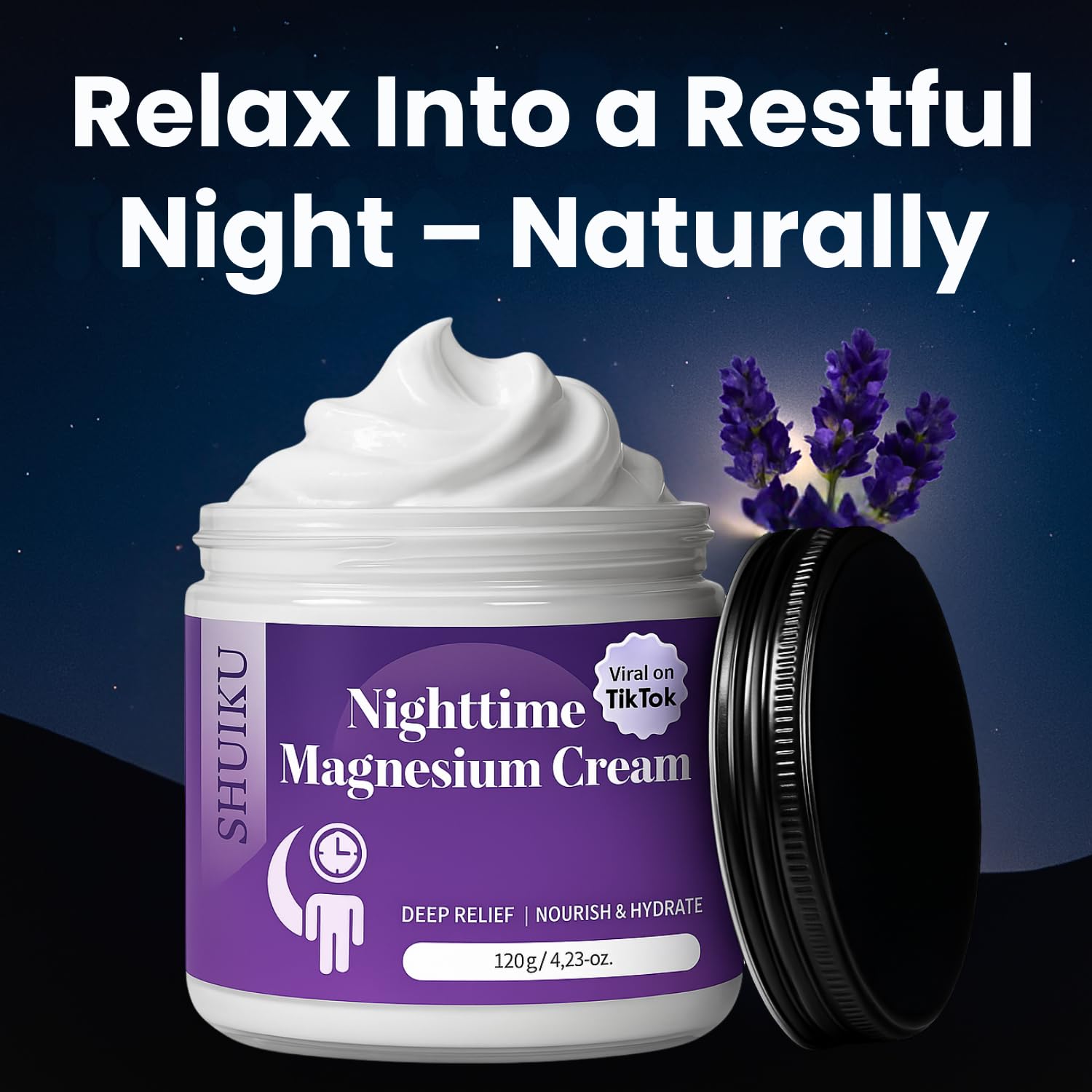 SHUIKU Magnesium Night Cream 122g ingredients list