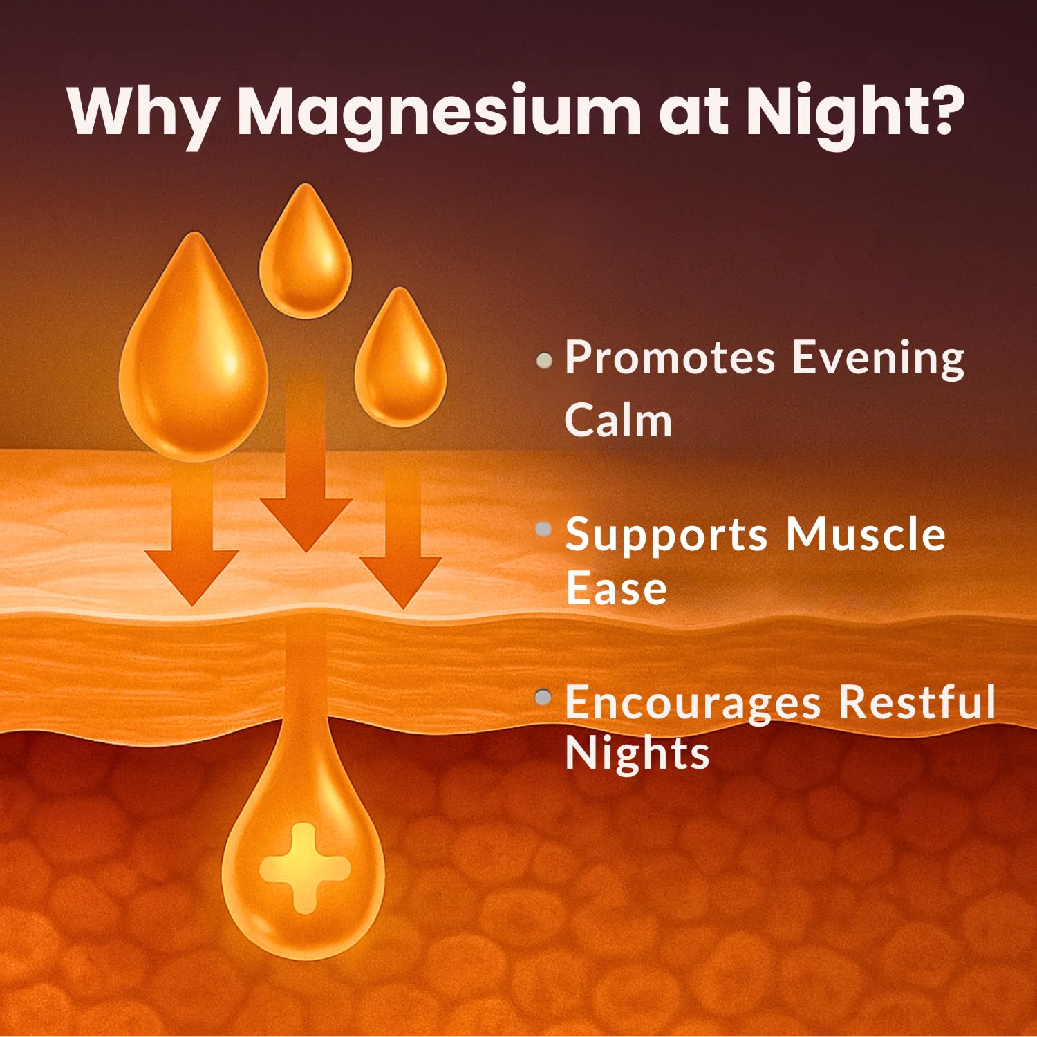 SHUIKU Magnesium Night Cream 122g side view