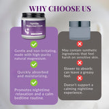 SHUIKU Magnesium Night Cream 122g texture close-up