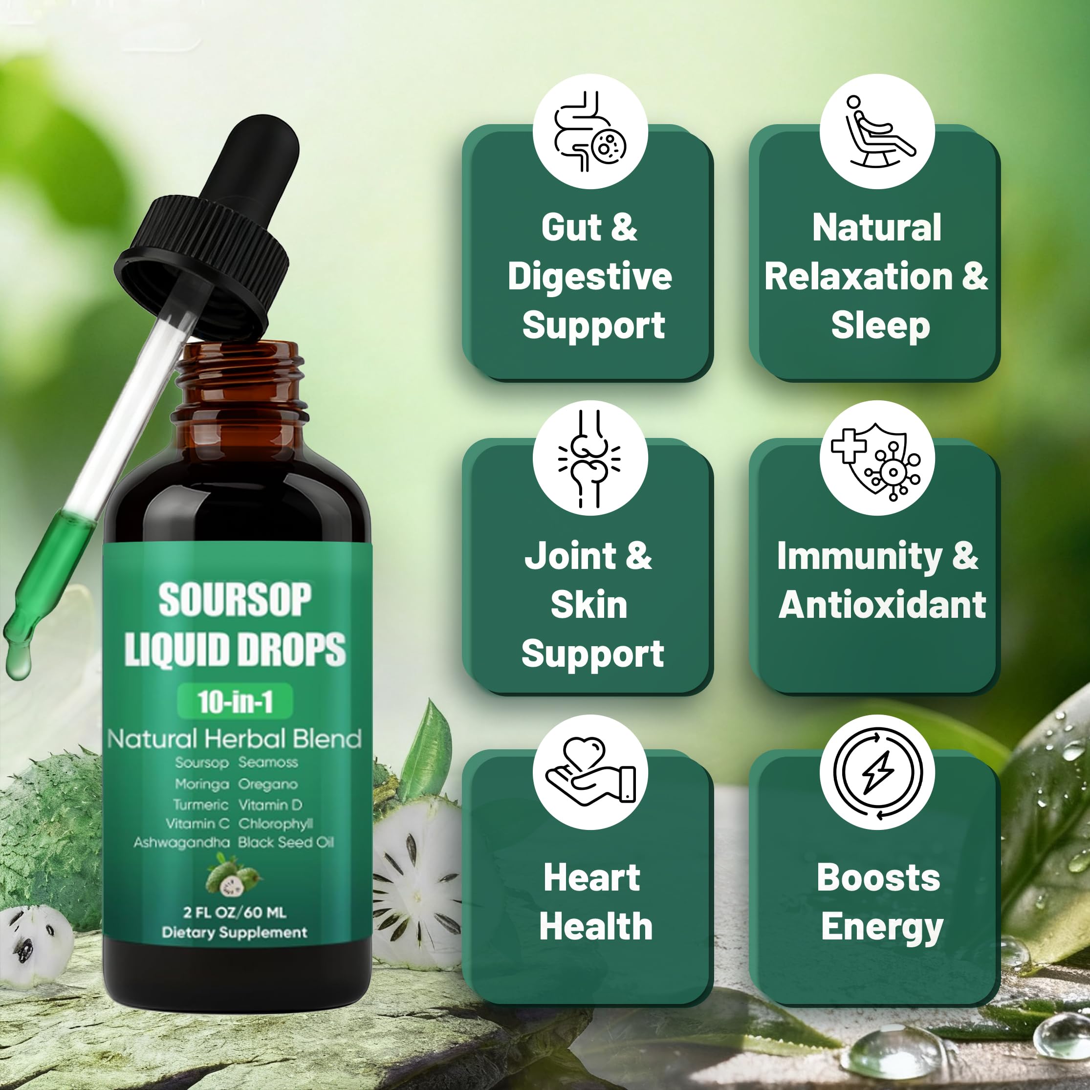 Shwfhi 10-in-1 Soursop Extract Drops lifestyle scene