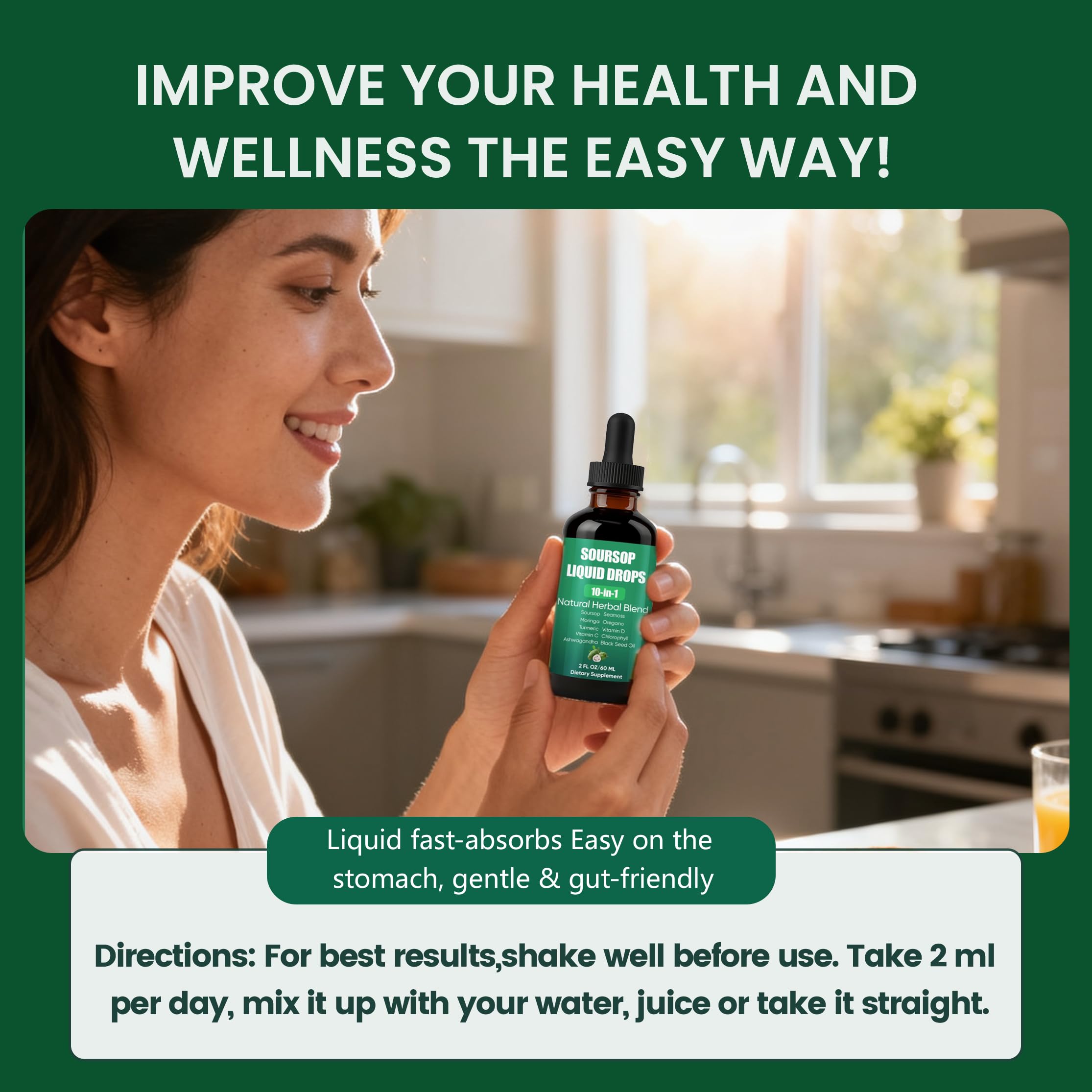 Shwfhi 10-in-1 Soursop Extract Drops with water