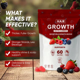 Shwfhi Hair Growth Gummies showing soft chewable texture