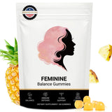 Shytrouy Feminine Balance Gummies front view with packaging