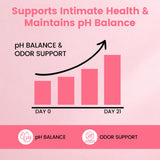 Shytrouy Feminine Balance Gummies with a pineapple fruit
