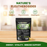 Siberian Ginseng Powder packaging side view