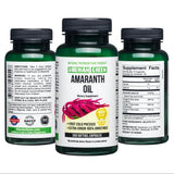 Siberian Green Amaranth Seed Oil Softgel Capsules close-up of softgel