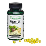 Siberian Green Pine Nut Oil Capsules 200 Softgels back view