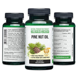 Siberian Green Pine Nut Oil Capsules bottle and capsules
