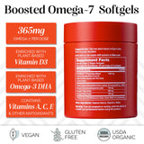 sibu Omega-7 PLUS Sea Buckthorn Oil 365mg capsule close-up