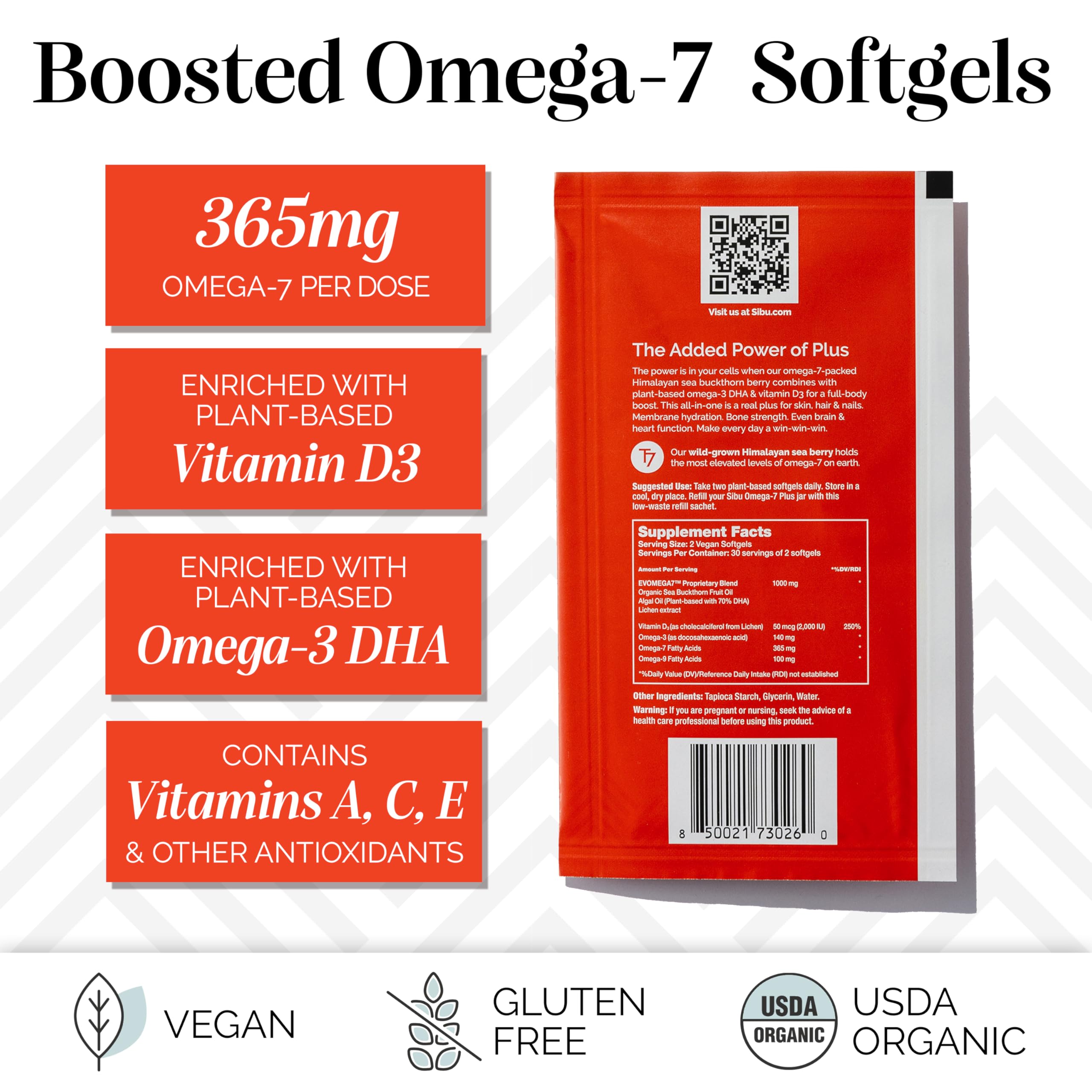 sibu Omega-7 PLUS Sea Buckthorn Oil packaging