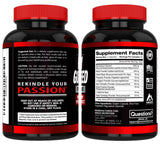 Side view of Arazo Nutrition Horny Goat Weed capsules in bottle