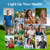 Side view of aSquared Nutrition CoQ10 400mg 200 capsules bottle