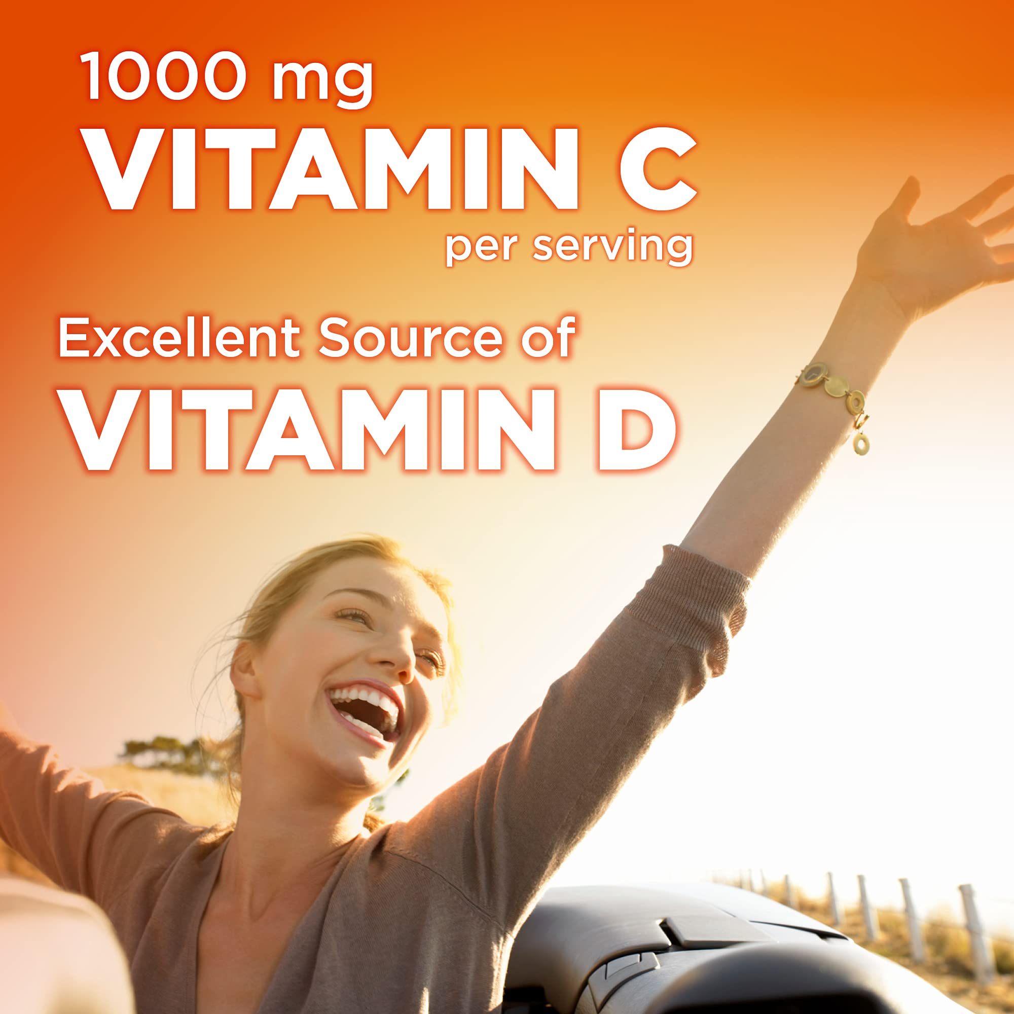 Side view of Basic Care Chewable daily wellness Support Tablets