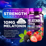 Side view of Built by Nature Melatonin Chewables tablet