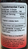 Side view of Christopher's Echinacea Supplement with ingredients listed