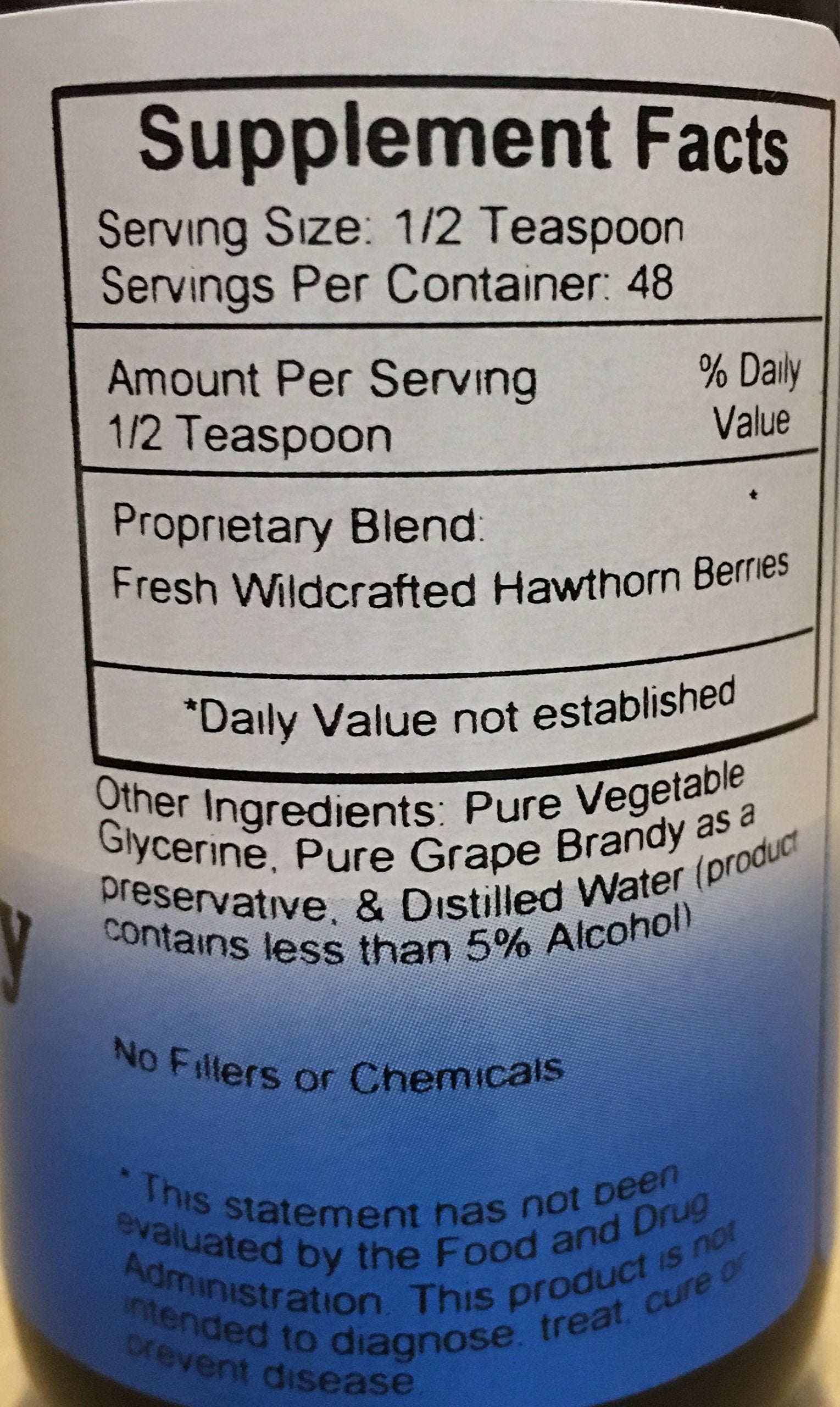 Side view of Christopher's Original Formulas Hawthorn Berry Herbal Syrup packaging