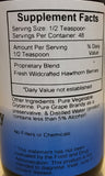Side view of Christopher's Original Formulas Hawthorn Berry Herbal Syrup packaging