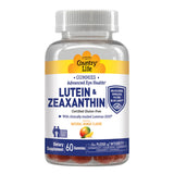 Side view of Country Life Lutein Gummies bottle