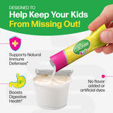 Side view of Culturelle Kids Daily Probiotic Packets