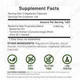 Side view of DEAL SUPPLEMENT Turmeric Berberine HCl bottle