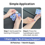 Side view of DUORI Sleep Patches pack