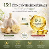 Side view of ELARE Aged Garlic Extract Softgels packaging