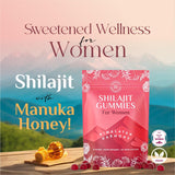 Side view of Elemental Nutraceuticals Shilajit Gummies with Manuka Honey