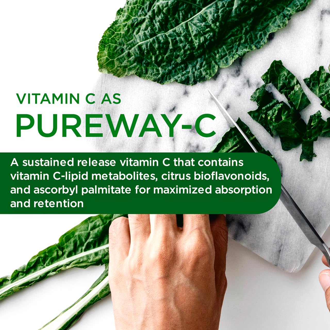 Side view of EMERALD LABS Men's 1 Daily Multi Multivitamin capsule