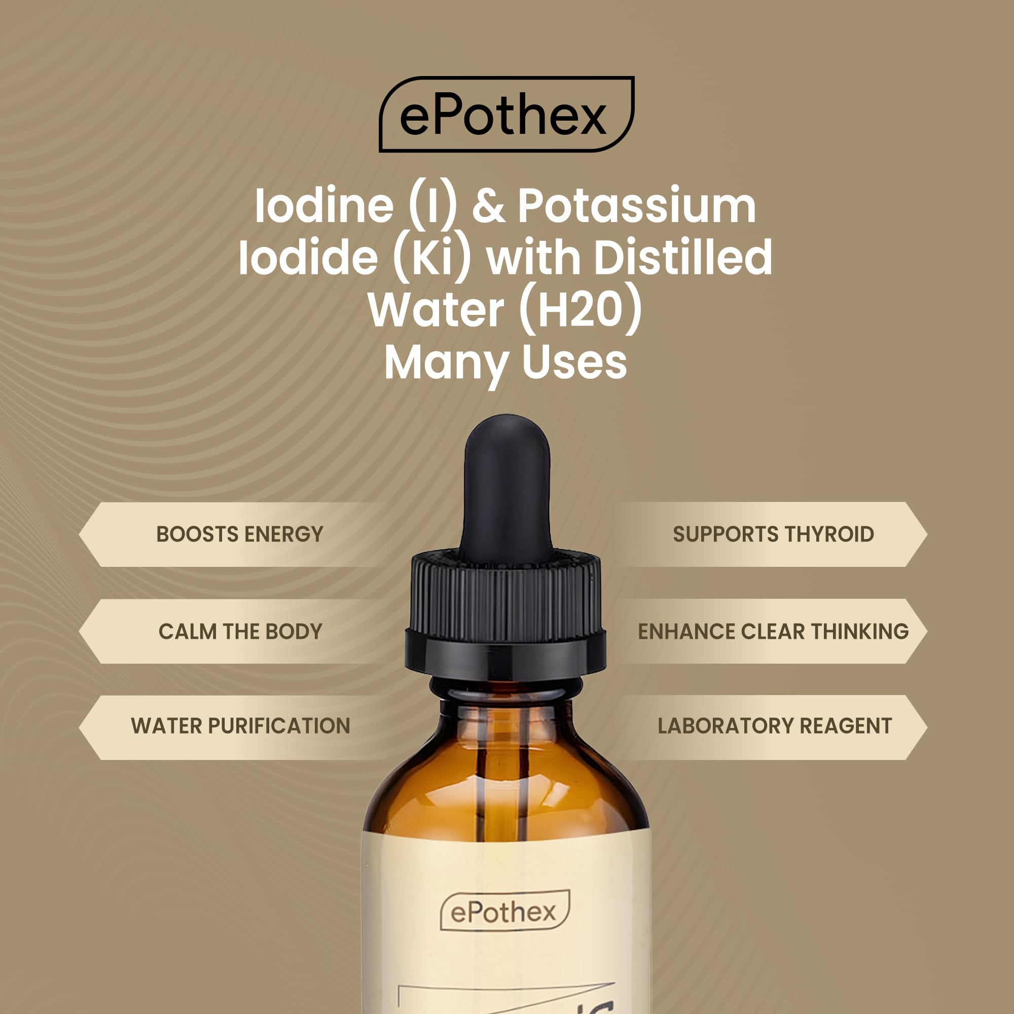 Side view of EPOTHEX Iodine Supplement packaging