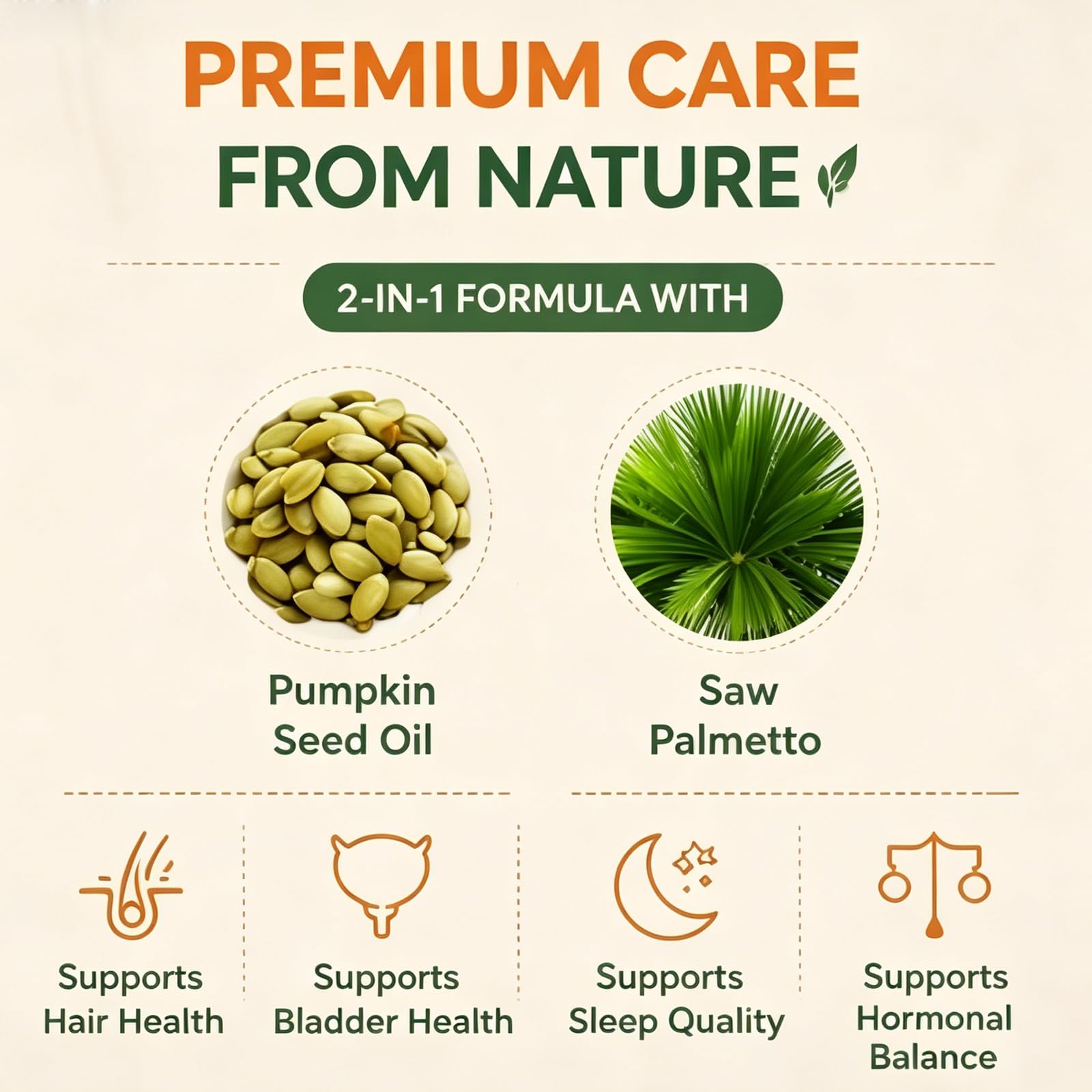 Side view of Everly Pumpkin Seed Oil Softgels bottle