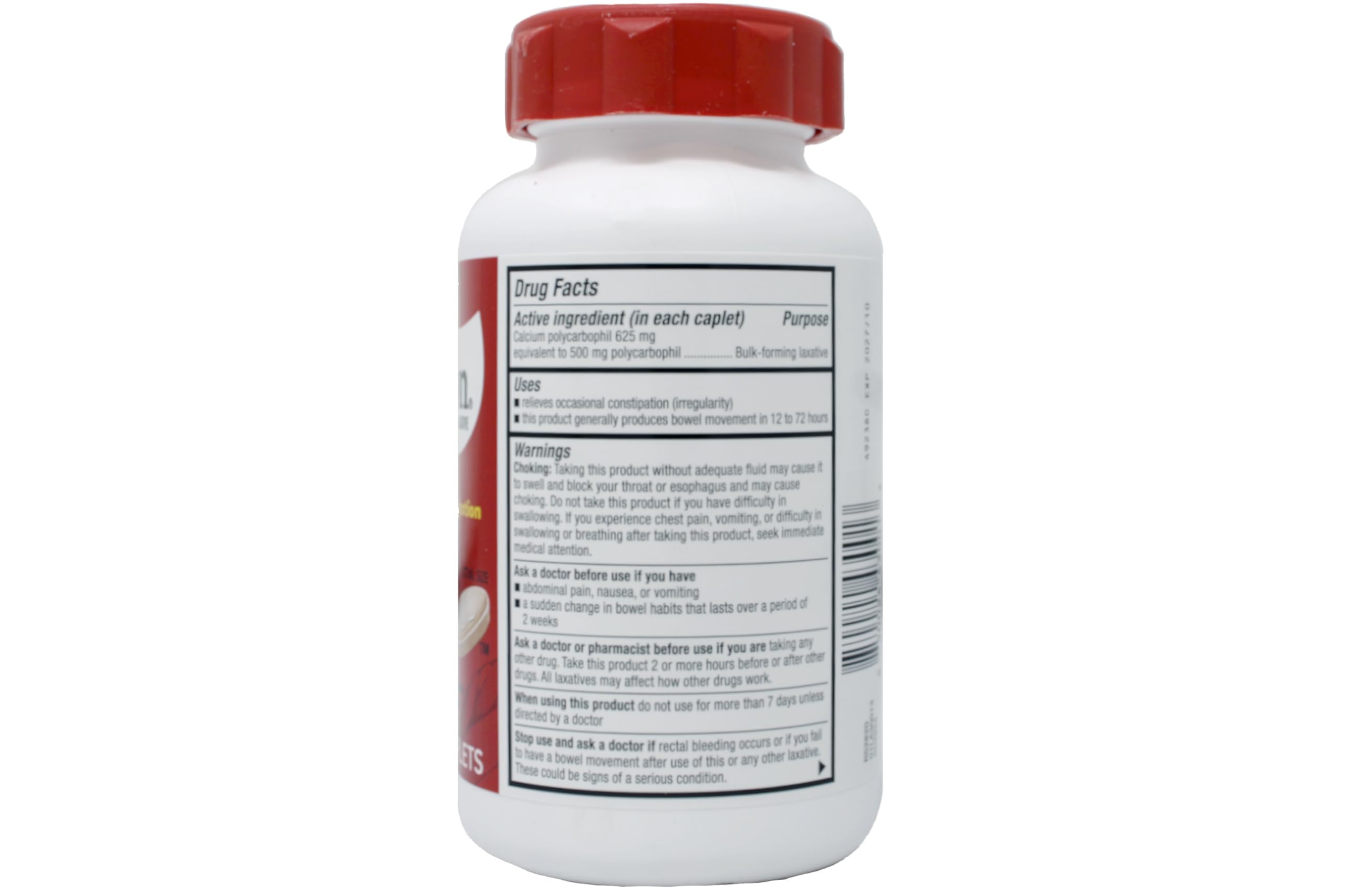 Side view of Fibercon Dietary Fibre Caplets