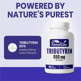 Side view of ForestVibe Tributyrin Supplement bottle