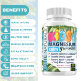 Side view of FORTE NATURALS Kids Magnesium Gummies bottle