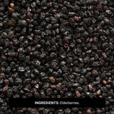 Side view of Frontier Co-op Dried Elderberries 454g