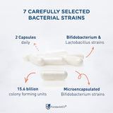 Side view of FürstenMED Bifidoflor HIT Vegan Probiotic Capsules