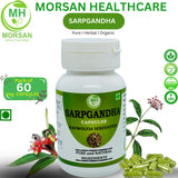 Side view of Generic Sarpgandha Capsules showing capsule size