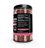 Side view of Hawthorn Berry Extract Capsules bottle showing label