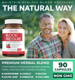 Side view of Healths Harmony Blood Pressure Support capsules