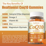 Side view of Healtionist CoQ10 Gummies packaging