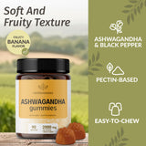 Side view of HERBAMAMA Ashwagandha gummies packaging