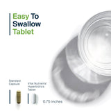 Side view of Hyperbiotics Advanced Daily Probiotic Support capsule bottle